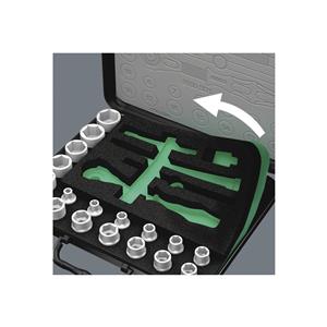 Wera 8100 SA 4 Zyklop Speed Ratchet Set, 1/4  Drive imperial 3