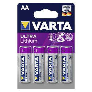 10x4 Varta Ultra Lithium Mignon AA LR 6 3