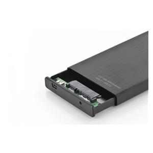 DIGITUS 25 SDD/HDD Housing SATA I-II - USB 2.0 3