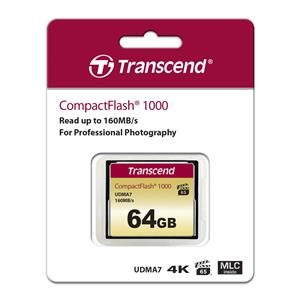 Transcend Compact Flash 64GB 1000x 2