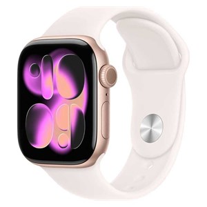 Smartwatch Apple Watch 11 Alu Case 42mm Rose Gold Sports Band Light Blush S /M EU