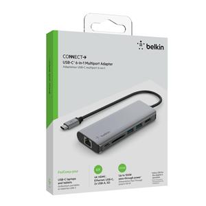 Belkin CONNECT USB-C 6-in-1 Multiport-Adapter    AVC008btSGY 2