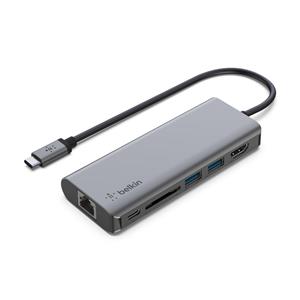 Belkin CONNECT USB-C 6-in-1 Multiport-Adapter    AVC008btSGY 5