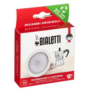 Bialetti Induced zamjenski dijelovi: 1 zamjenska brtva + 1 filter (4 šalice)