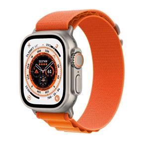 Apple Watch Ultra Cell, 49 mm Titanium  Case Orange Alpine Loop S