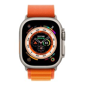 Apple Watch Ultra Cell, 49 mm Titanium  Case Orange Alpine Loop S 2