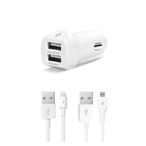 TTEC Speed charger duo lightning + micro USB 3.1A 15w auto punjač bijeli • ISPORUKA ODMAH