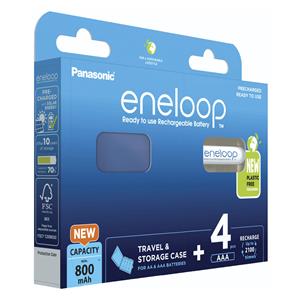 1x4 Panasonic Eneloop Micro AAA 800mAh + Akkubox BK-4MCDEC4BE 2