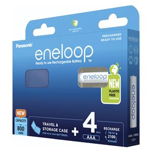 1x4 Panasonic Eneloop Micro AAA 800mAh + Akkubox BK-4MCDEC4BE 3