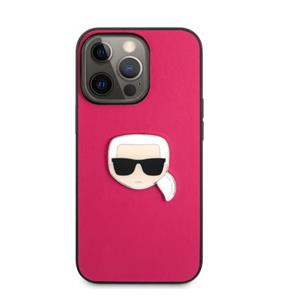 Karl Lagerfeld kožna maska za Iphone 13 Pro, roza • ISPORUKA ODMAH