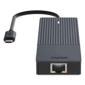 Rapoo USB-C Multiport Adapter 6-in-1, grey 5