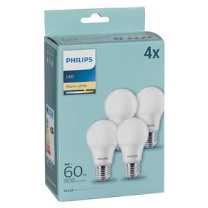 Philips LED Lampe E27 4er Set 60W 2700K - set žarulja 3