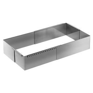 De Buyer Patisserie Frame steel adjustable 21-40 cm square 2
