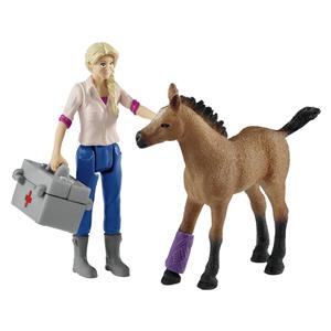Schleich Farm World       42486 Vet visiting Mare and Foal 2