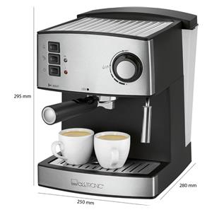 Clatronic ES 3643 schwarz-inox Espressoautomat 15 Bar 2