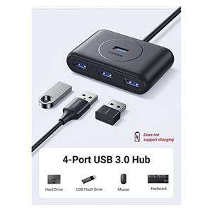 UGREEN USB 3.0 A 4 Ports HUB-Black 1M 3