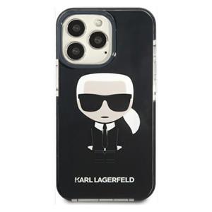 Karl Lagerfeld TPE Full Body Ikonik stražnja maska za iPhone 13 Pro, crna