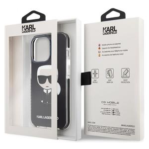 Karl Lagerfeld TPE Full Body Ikonik stražnja maska za iPhone 13 Pro, crna 2