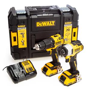 Dewalt DCK2062D2T Powerstack set DCD709 + DCF809 sa 2x 2Ah baterije • ISPORUKA ODMAH