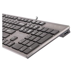 A4Tech KV-300H keyboard USB QWERTY Black, Grey 3