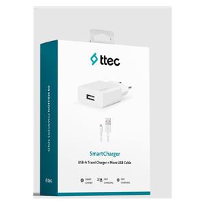 SmartCharger Micro QC MICRO USB 2.1A 10W bijeli • ISPORUKA ODMAH