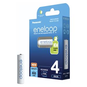 1x4 Panasonic Eneloop Micro AAA 800mAh BK-4MCDE/4BE 3