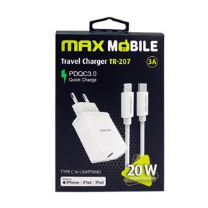 Max Mobile TR207 trevel charger type-c to lightning 20W • ISPORUKA ODMAH