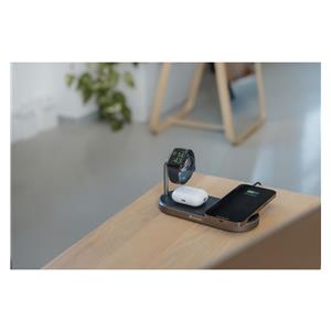 Verbatim WCS-03 Aluminum 3-in-1 Qi MFi Dual WiFi+Apple Watch Ch. 7