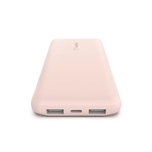 Belkin Powerbank 10.000mAh pink 15W+USB-A/C Kab. 15cm BPB011btRG 3