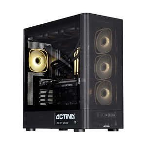 Actina 5901443440253 PC AMD Ryzen™ 9 9950X3D 32 GB DDR5-SDRAM 2 TB SSD NVIDIA GeForce RTX 5070 Ti Windows 11 Home Midi Tower Black