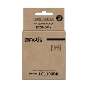 Actis KB-1100Bk Ink (replacement for Brother LC1100BK /980BK; Standard; 28 ml; black)