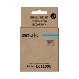 Actis KB-1100C Ink (replacement for Brother LC1100C /980C; Standard; 19 ml; cyan)