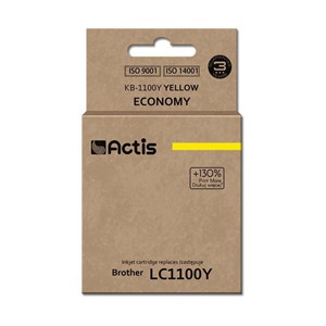Actis KB-1100Y Ink (replacement for Brother LC1100Y /980Y; Standard; 19 ml; yellow)