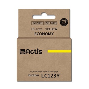 Actis KB-123Y Ink (replacement for Brother LC123Y /LC121Y; Standard; 10 ml; yellow)