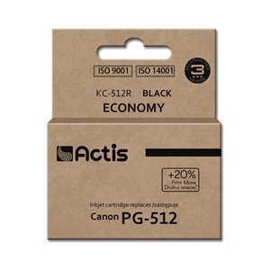 Actis KC-512R ink (replacement for Canon PG-512; Standard; 15 ml; black)