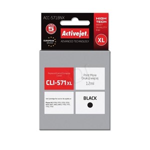 ActiveJet black ink Canon CLI-571B XL