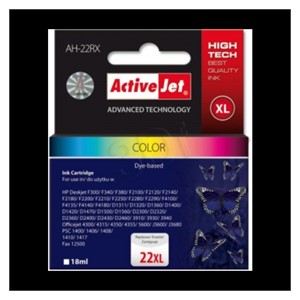 ActiveJet HP C9352A 22XL Color Ink Set