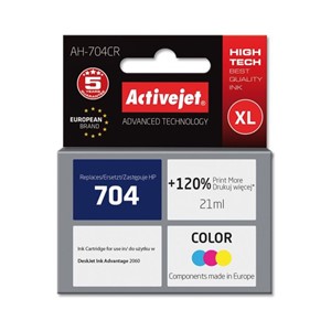 ActiveJet HP CN693AE 704 color ink