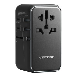 Adapter with Vention 100W charger 1xUSB-A 3xUSB-C