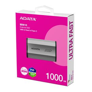 ADATA SD810 1 TB Black, Silver 7