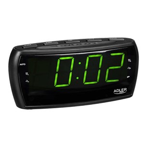 Adler AD 1121 radio Clock Analog & digital Black