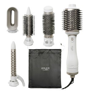 ADLER AD 2027 white hair dryer and curling iron