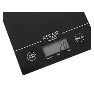 Adler AD 3138 b Mechanical kitchen scale Black Countertop Rectangle 4