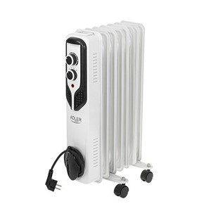 Adler AD 7815 electric space heater Indoor White 1500 W Oil electric space heater