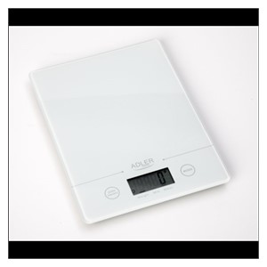 Adler kitchen scale, white
