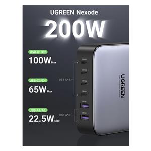 UGREEN 2USB-A+4USB-C 200W Desktop Fast Charger 3