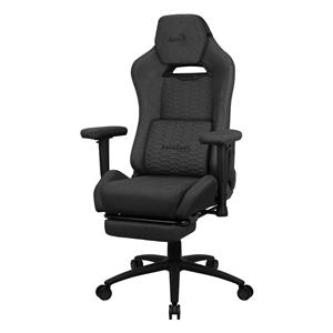 Aerocool ROYALASHBK Premium Ergonomic Gaming Chair Legrests Aeroweave Technology Black