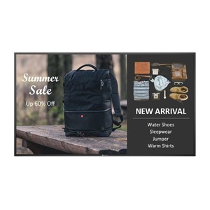 AG Neovo QM-6502 Digital signage flat panel 163.8 cm (64.5) LCD 400 cd /m² 4K Ultra HD Black