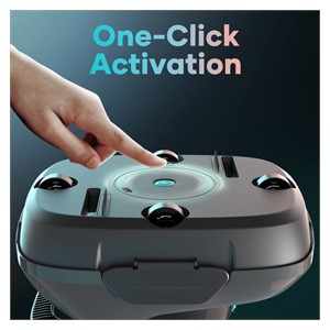 AIPER Scuba SE battery-powered robotic pool cleaner, gray