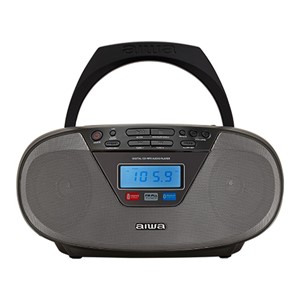 Aiwa BBTU-400BK portable stereo system Analog & digital 6 W FM Black MP3 playback